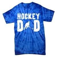 Ice Hockey Dad Cool Fathers Day Player Goalie Coach Papa Gift Tie-Dye T-Shirt