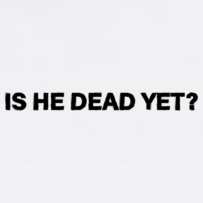 Is He Dead Yet Anti Trump Anti Republican Political Poster