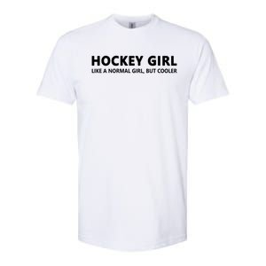 Ice Hockey Daughter Hockey Cute Gift Softstyle CVC T-Shirt