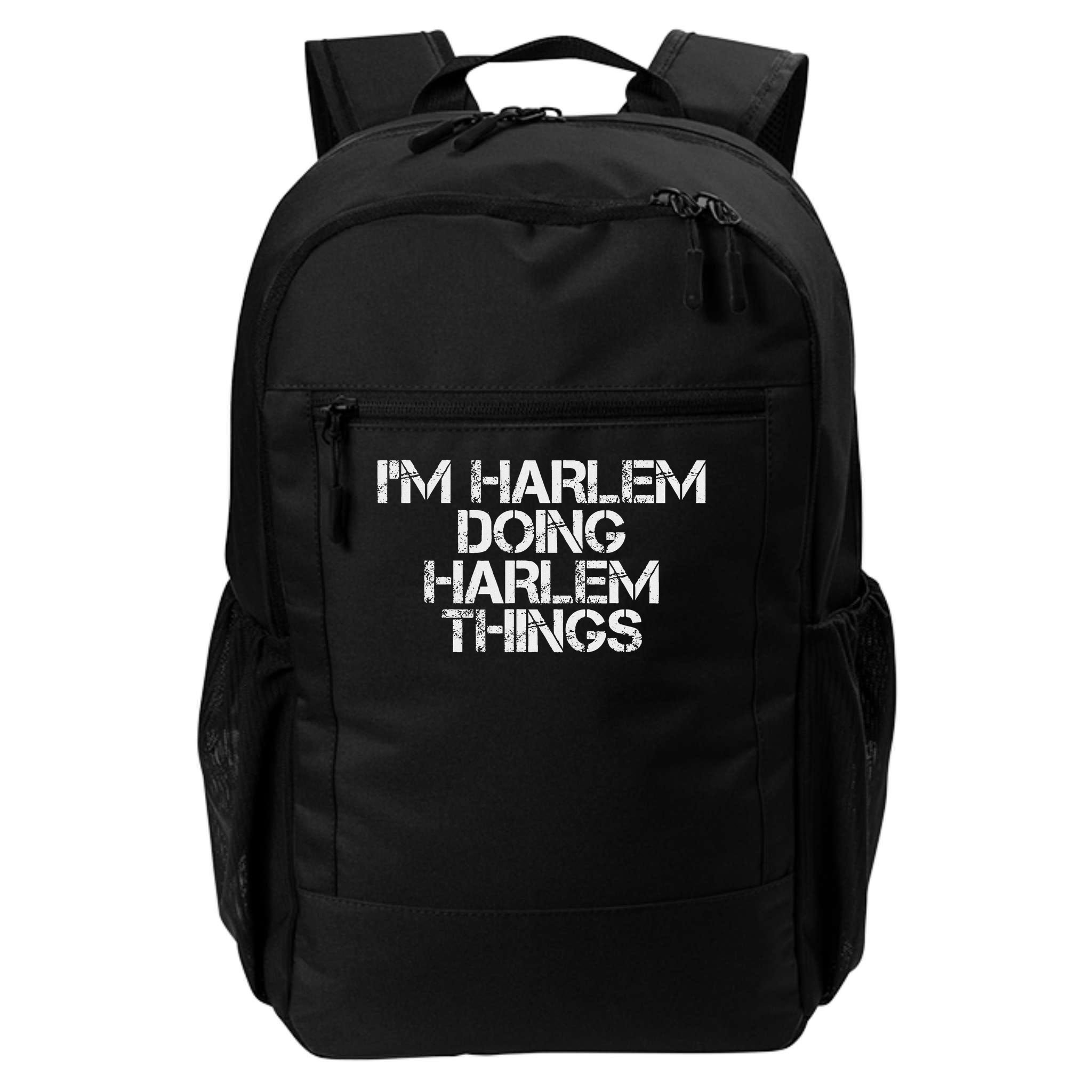 I'm Harlem Doing Harlem Things Name Funny Birthday Gift Idea Backpack