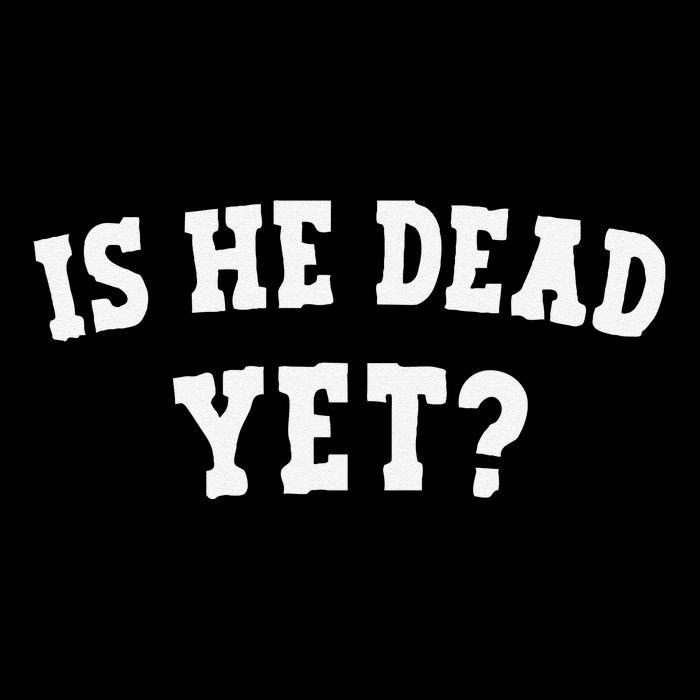 Is He Dead Yet Cropped Pullover Crew