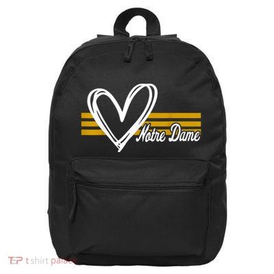 Indiana Heart Design 16 in Basic Backpack