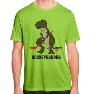 Ice Hockey Dinosaur Hockey Hockey Hockeysaurus Gift Adult ChromaSoft Performance T-Shirt