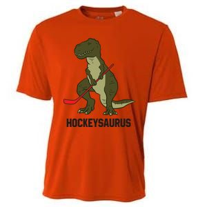 Ice Hockey Dinosaur Hockey Hockey Hockeysaurus Gift Cooling Performance Crew T-Shirt