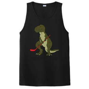 Ice Hockey Dinosaur Hockey Hockey Hockeysaurus Gift PosiCharge Competitor Tank