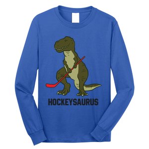 Ice Hockey Dinosaur Hockey Hockey Hockeysaurus Gift Long Sleeve Shirt