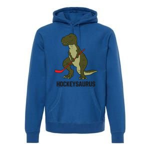 Ice Hockey Dinosaur Hockey Hockey Hockeysaurus Gift Premium Hoodie