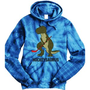 Ice Hockey Dinosaur Hockey Hockey Hockeysaurus Gift Tie Dye Hoodie