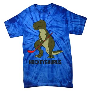 Ice Hockey Dinosaur Hockey Hockey Hockeysaurus Gift Tie-Dye T-Shirt