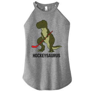 Ice Hockey Dinosaur Hockey Hockey Hockeysaurus Gift Women's Perfect Tri Rocker Tank