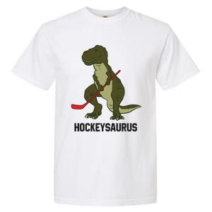 Ice Hockey Dinosaur Hockey Hockey Hockeysaurus Gift Garment-Dyed Heavyweight T-Shirt