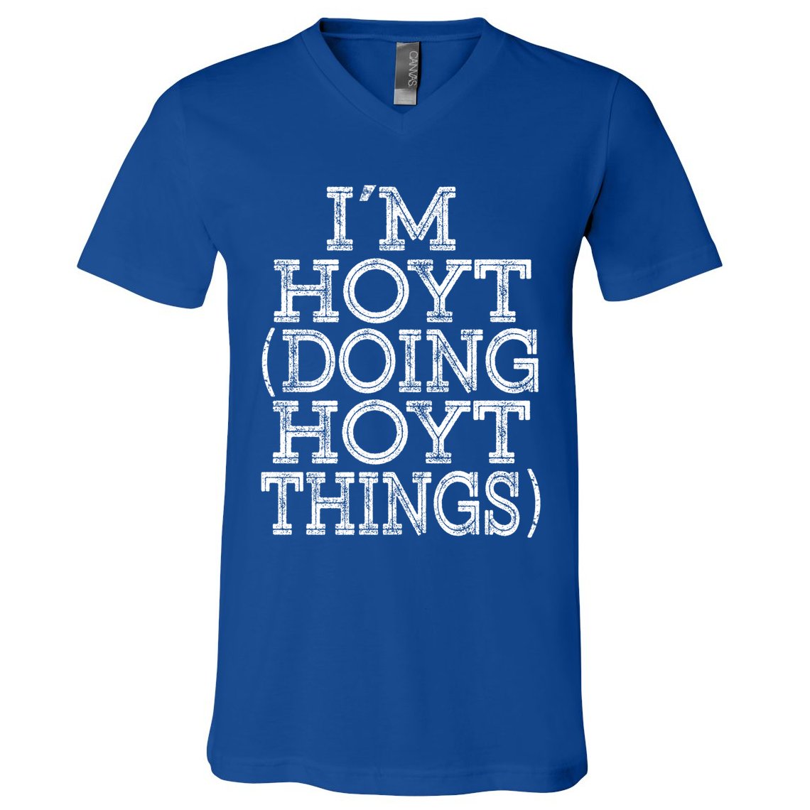 I'm Hoyt Doing Hoyt Things Family Reunion First Name Gift V-Neck T-Shirt