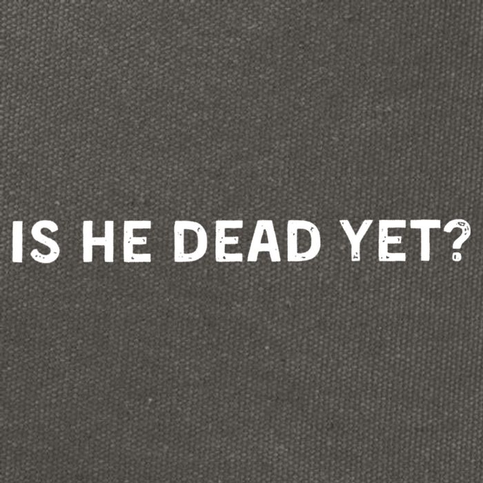 Is He Dead Yet Cotton Canvas Backpack