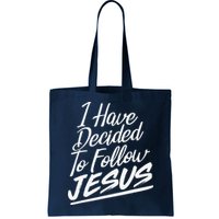 I Have Decided To Follow Jesus Christian Bag