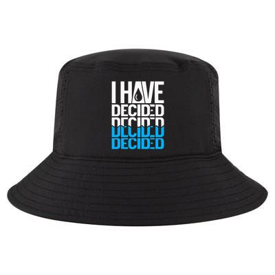 I Have Decided Baptized Cool Comfort Performance Bucket Hat