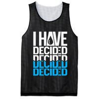 I Have Decided Baptized Mesh Reversible Basketball Jersey Tank