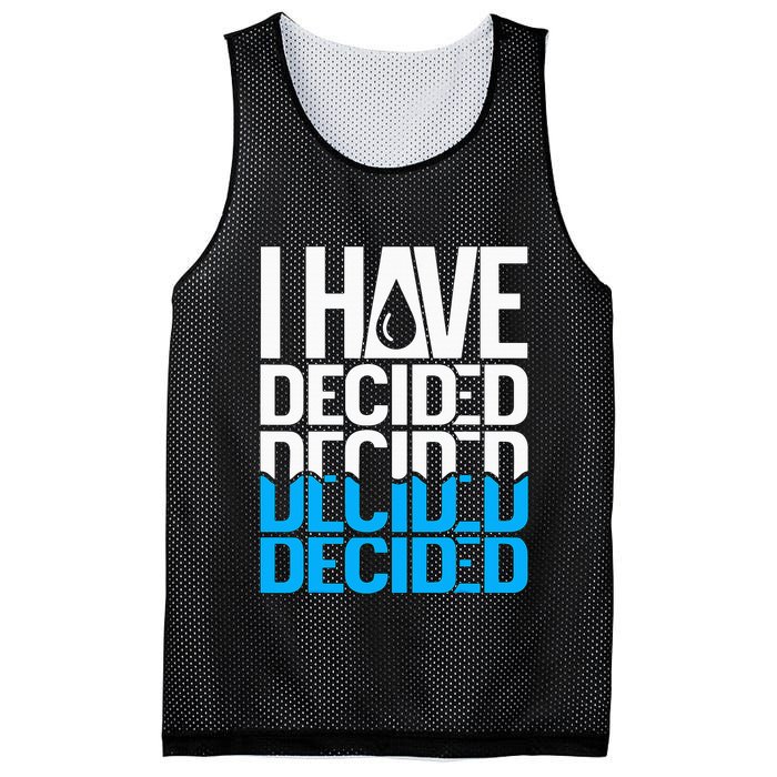 I Have Decided Baptized Mesh Reversible Basketball Jersey Tank