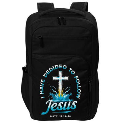 I Have Decided To Follow Jesus Impact Tech Backpack