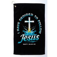 I Have Decided To Follow Jesus Golf Towel