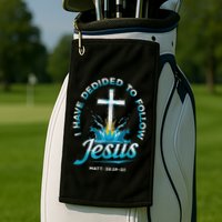 I Have Decided To Follow Jesus Golf Towel