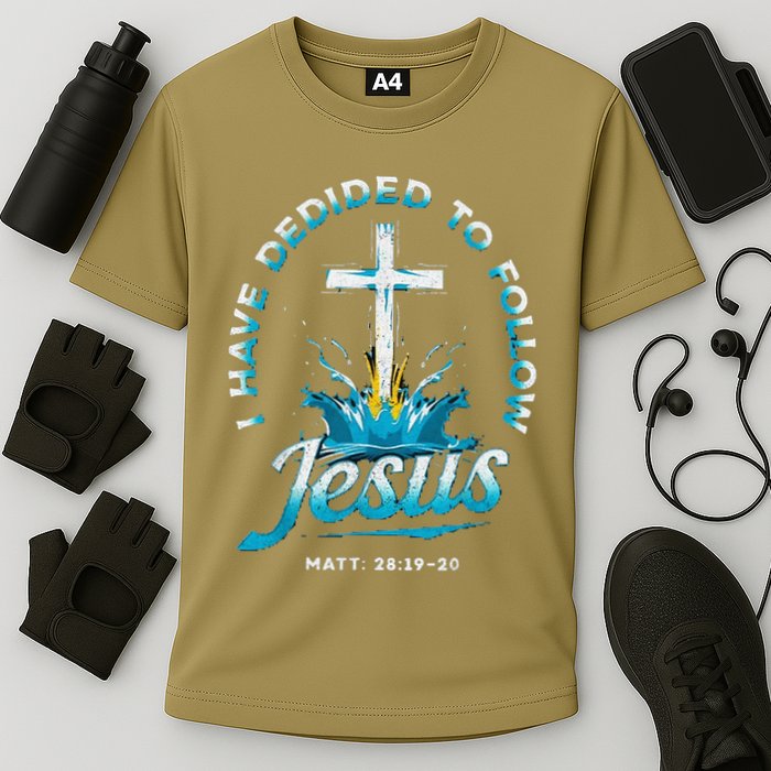 I Have Decided To Follow Jesus Cooling Performance Crew T-Shirt