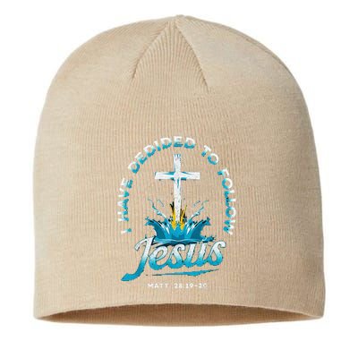 I Have Decided To Follow Jesus Sustainable Beanie