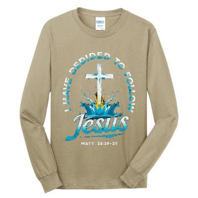 I Have Decided To Follow Jesus Tall Long Sleeve T-Shirt