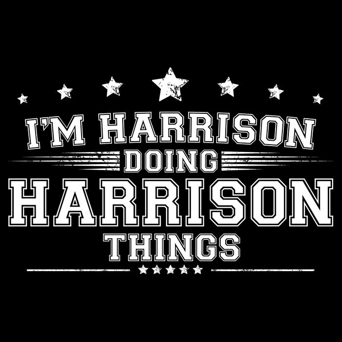 Im Harrison Doing Harrison Things Drawstring Bag