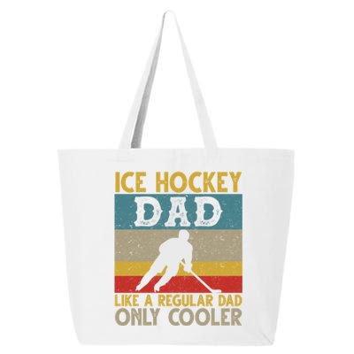 Ice Hockey Dad Like A Regular Dad But Cooler Fathers Day Cute Gift 25L Jumbo Tote