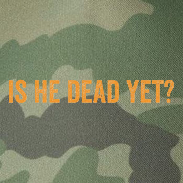 Is He Dead Yet Funny Sarcastic Humor Legacy Tie Dye Trucker Hat