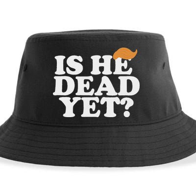 Is He Dead Yet Bold Sustainable Bucket Hat