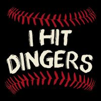 I Hit Dingers Baseball Softball Cooling Performance Crew T-Shirt