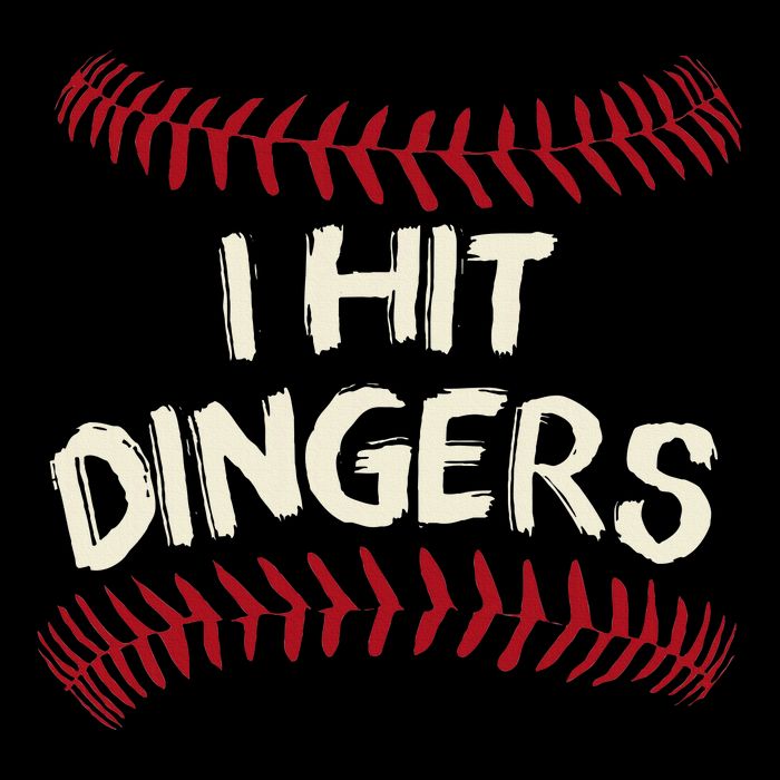 I Hit Dingers Baseball Softball Cooling Performance Crew T-Shirt