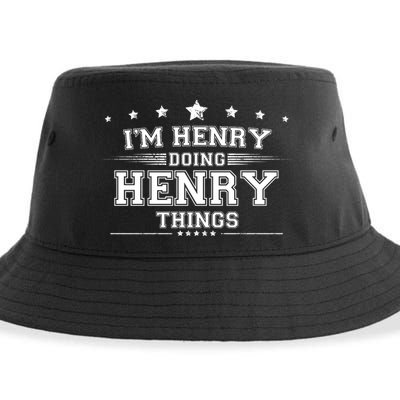 Im Henry Doing Henry Things Sustainable Bucket Hat