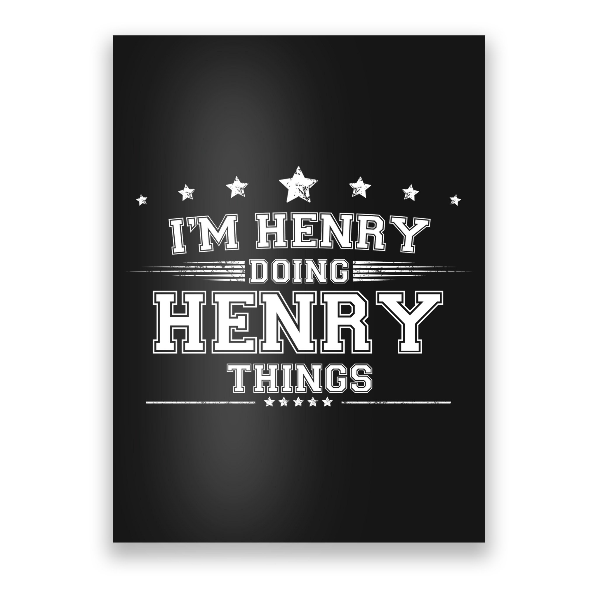 Im Henry Doing Henry Things Poster