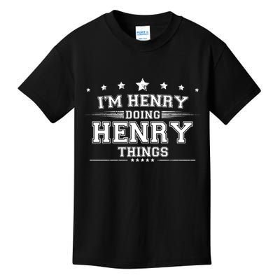 Im Henry Doing Henry Things Kids T-Shirt