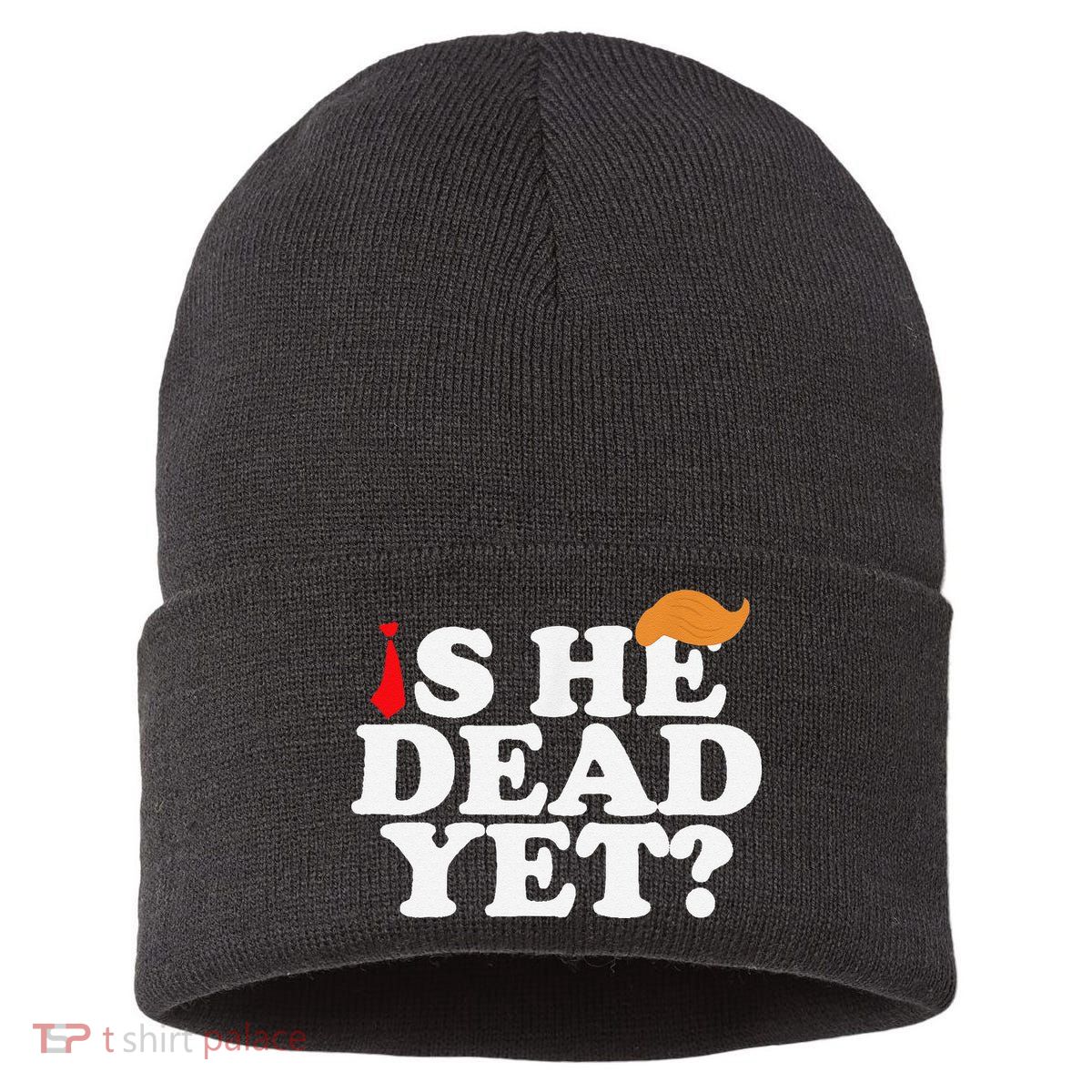 Is He Dead Yet 2025 Sustainable Knit Beanie