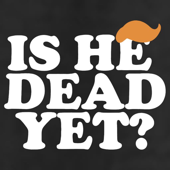 Is He Dead Yet Bold Cool Comfort Performance Bucket Hat