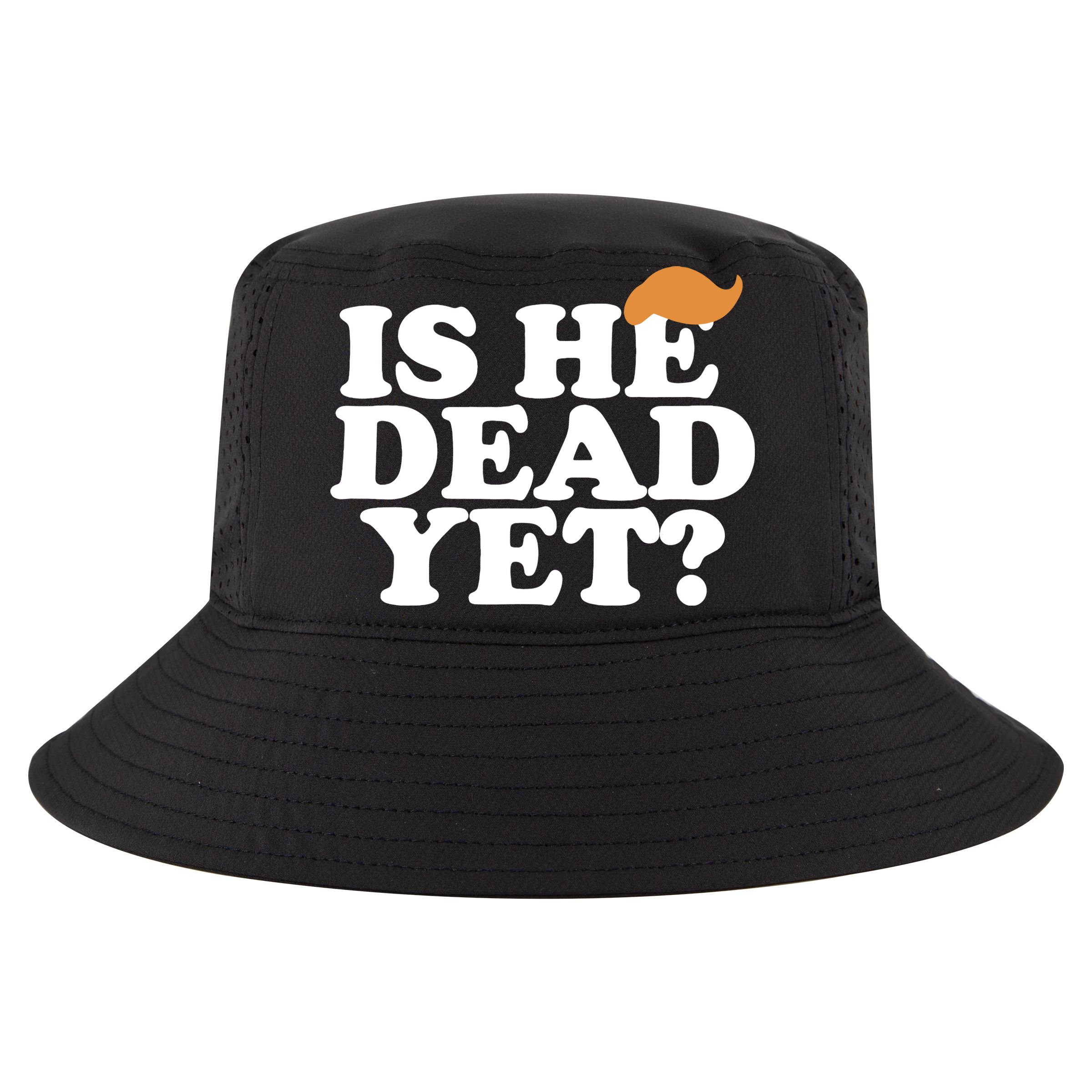 Is He Dead Yet Bold V-Neck T-Shirt