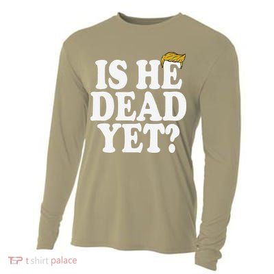 Is He Dead Yet Bold Cooling Performance Long Sleeve Crew