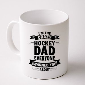 Ice Hockey Dad Funny Fathers Day Sport Game Coach Player Gift Coffee Mug