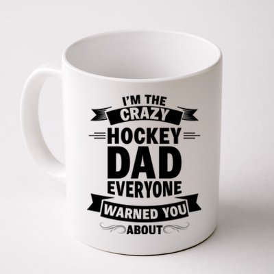 Ice Hockey Dad Funny Fathers Day Sport Game Coach Player Gift Coffee Mug