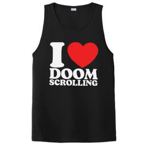 I Heart Doom Scrolling Modern Humor PosiCharge Competitor Tank