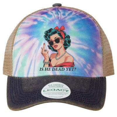 Is He Dead Yet Anti Racism Legacy Tie Dye Trucker Hat