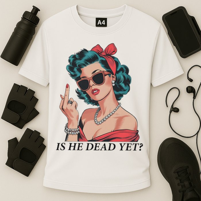 Is He Dead Yet Anti Racism Cooling Performance Crew T-Shirt