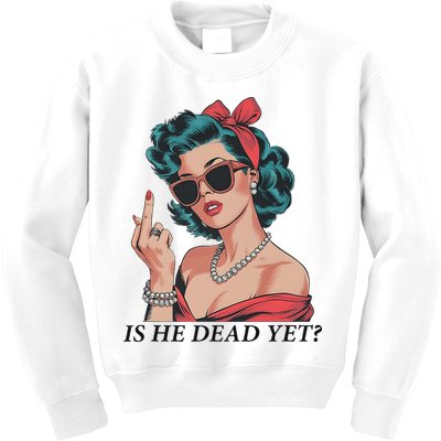 Is He Dead Yet Anti Racism Kids Sweatshirt