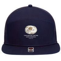 I Have Done That Said Toad And He Crossed Out Wake Up 7 Panel Mesh Trucker Snapback Hat