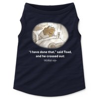 I Have Done That Said Toad And He Crossed Out Wake Up Doggie Tank