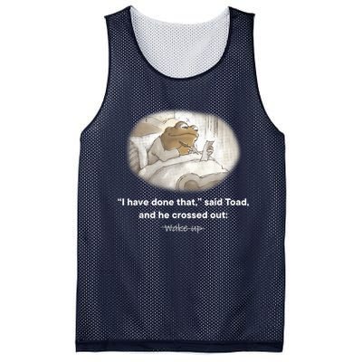 I Have Done That Said Toad And He Crossed Out Wake Up Mesh Reversible Basketball Jersey Tank