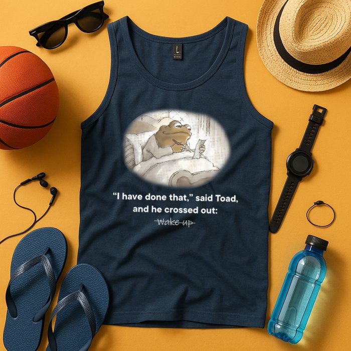 I Have Done That Said Toad And He Crossed Out Wake Up Tank Top